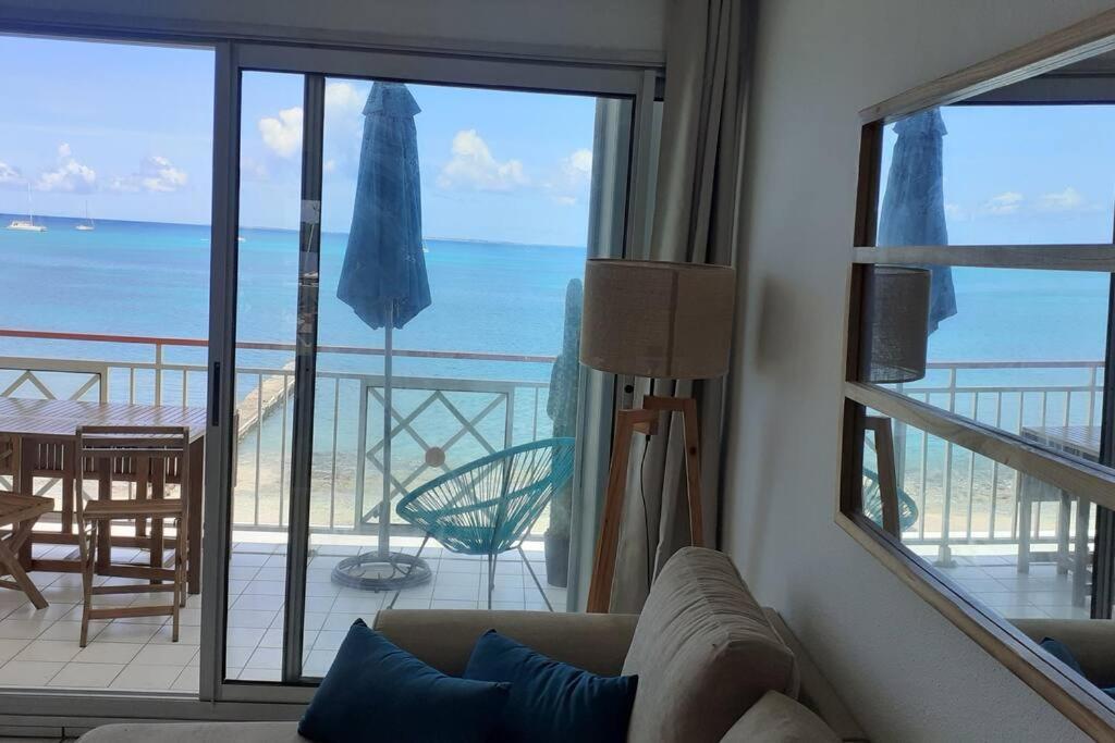 Superbe Studio Dolce Vita Vue Mer Plage Piscine Marigot  Zewnętrze zdjęcie